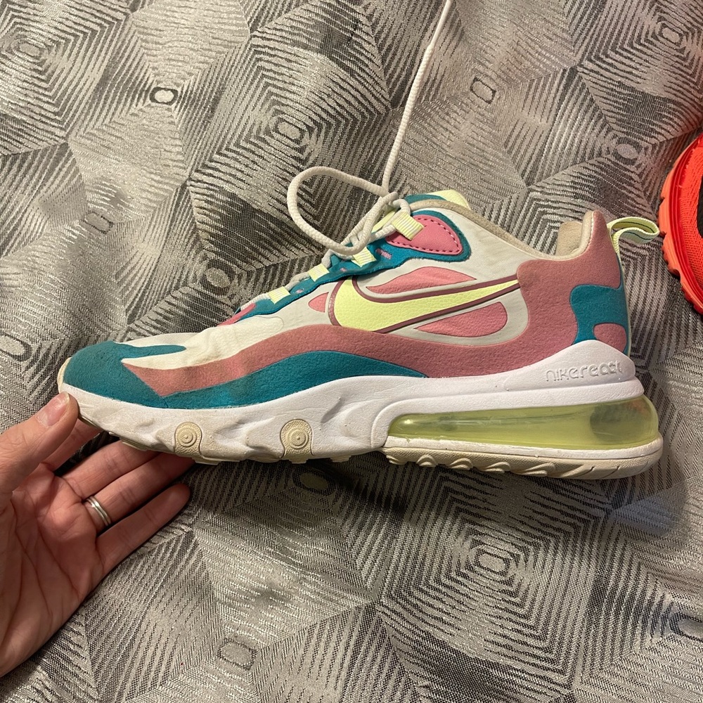 Nike Air Max Pastel Sneakers pink and teal